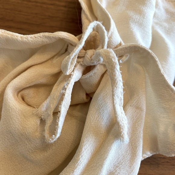 Vintage Cream Silk Button Down 70’s Chemise - Picture 6 of 7